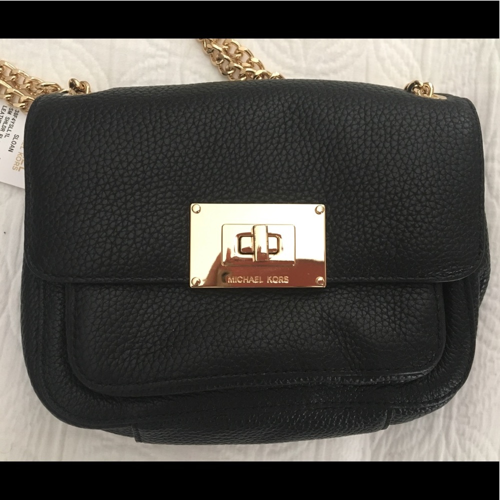 NWT Black Michael Kors Shoulder or Crossbody Bag